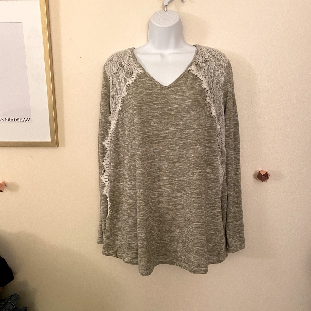 Lace Sweater Top